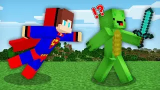 Mikey & JJ Became Superman in Minecraft Challenge (Maizen Mizen Mazien)