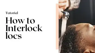 How to interlock locs (2 point and 4 point)