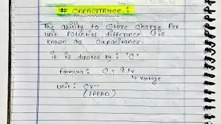 Capacitance Explained in 2 Minutes | Class 12 Physics ⚡