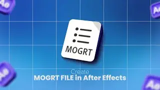 Создайте файл MOGRT и импортируйте его в Premiere Pro.