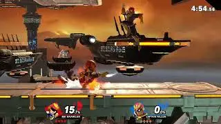 F Zero Battle - Mii Captain Falcon vs Captain Falcon 