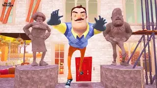 &Ccedil;&Ouml;Z&Uuml;LEMEYEN GİZEMLER DEVAM EDİYOR 😱 Hello Neighbor Yeni Mod