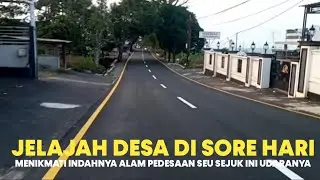 Jelajah desa di sore hari kuningan jawa barat