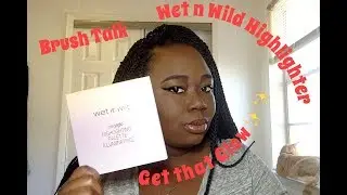 Wet N Wild Megaglo Highlighting Palette on Dark Skin| + Favorite Highlighting Brushes
