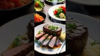 Sizzling Steak Sensation #SteakLover #SizzlingSteak #JuicySteak #SteakDinner #FoodPorn #MeatLovers