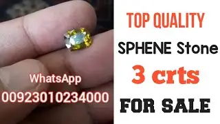 Top Quality Sphene | Sphene stone for sale | 3 crts