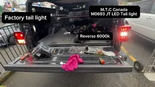 M0693 : M.T.C Canada  LED Tail Lights Fit For Jeep Gladiator JT 2019 -25 smoked black 