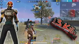 RAW GAMEPLAY - SQUAD 13Kills🔥 #freefire #ff #freefiregameplay  