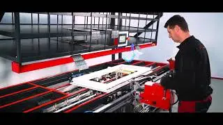 Стол для сборки фурнитуры на створку с дренажём каналов WS-134/SW  ARTIKON//OSMANLIMAN