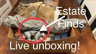 Live estate sale unboxing! Look what we found!