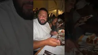 Let's have dinner on a cliff 🍽😋 #djkhaled #dinner #shorts