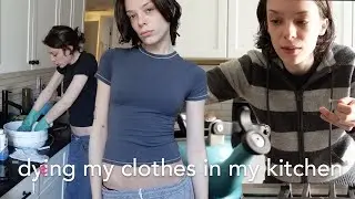 dyeing my clothes black to be esoteric and different