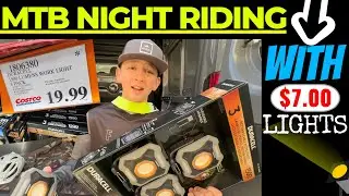 Duracell 1500 Lumens Work Light Costco 3 pack | Mountain Biking In The Dark