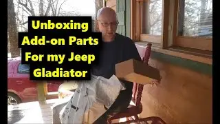 Box opening of Jeep Gladiator parts from Amazon