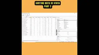 2. How to Sort Data in Stata || Using 'sort' and 'by sort' command || #stata #statatutorial