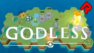 Use Godly Powers in Indirect Turn-Based Battles! | Godless gameplay preview