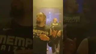 The Grizzlies Walk Out is a vibe!