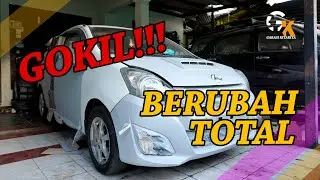 MODIFIKASI AYLA 1.0 D 2016 MENJADI NEW FACELIFT