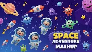 Space Adventure Mashup 🚀🌌🎶 | 20-Minute Learning & Fun Song for Kids | Animagic Studio