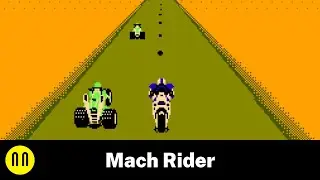 [NES] Mach Rider - Full Playthrough Fast Dash With No Crash