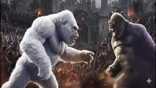 Black King Kong vs White King Kong | United Escape from the Uruk-hai Tribe!