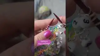 Knitting with a row counter