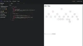 Visualizing AVL Tree Balancing: Animated Insertions and Rotations