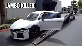 I Bought a WRECKED Audi R8 V10 Plus & I&rsquo;m going to Rebuild it!