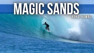 Big Waves at Magic Sands Kona Hawaii
