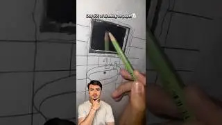 How to Make a Mirror with a Pencil😱 | #lifehacks #hacks