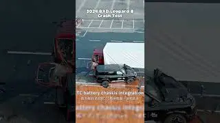 BYD Leopard 8 (2024) Crash Test #BYD #leopard  #crashtest  #chinesecars