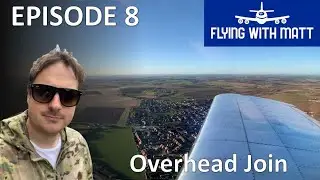 Flying With Matt - Overhead Join At Sherburn - Eurofox - Cockpit Audio - Learning To Fly
