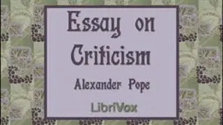 An Essay on Criticism by Alexander POPE read by Aringguth | Full Audio Book