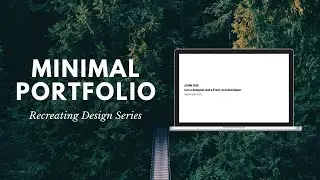 Minimal Portfolio: Design To Code
