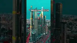 The Transformation of Moscow😱🇷🇺#travelsshorts #beautiful #moscow #city #russia