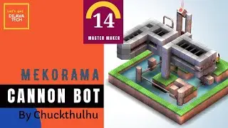 Mekorama - Cannon Bot by Chuckthulhu, Master Makers Level 14, Walkthrough, Dilava Tech