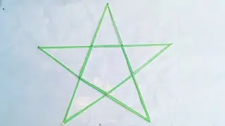 🟩 how to a Christmas star rubber band 3d art 