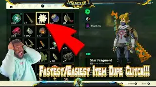 Paraglider Fastest/Easiest Item Dupe Glitch TOTK!!! (No Shield, No Bows)
