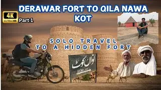 Solo Bike Tour in Cholistan Desert to a Hidden fort | Rohi Desert | Nawa Kot Qila