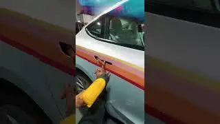 Tesla Model 3 Custom Rainbow Livery Vinyl Wrap