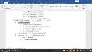 Design of compression members AISC