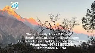 Best sunset view from Dobato Muldai in Annapurna Trending Trek 