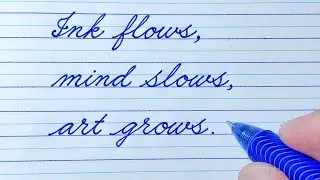 Cursive Writing Quote 101 | Cursive Handwriting Practice | Cursive Letters | How to write in cursive