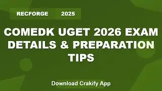 COMEDK UGET 2026 Exam Date, Syllabus & Tips | Karnataka Engineering Admission