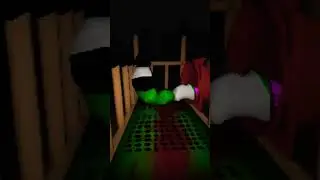 Oh no green and purple in slide in the woods