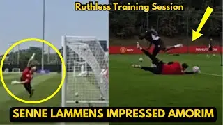 Ruben Amorim PUSHING VERY HARD Senne Lammens on FIRST TRAINING | Man Utd News