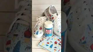 DIY Napkin Decoupage Mod Podge Sneakers! Craft any style of shoes. #crafts #diy #tutorial #sneakers