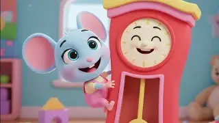 Hickory Dickory Dock 🐭⏰ | Nursery Rhymes for Kids | 3D Cartoon Baby Songs