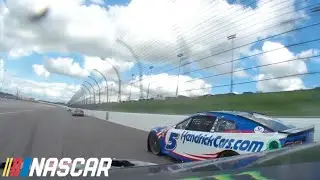 In-car camera: Kurt Busch's pass for the win on Kyle Larson