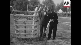 ROYAL FAMILY ENGAGEMENTS. TREE PLANTING   - NO SOUND